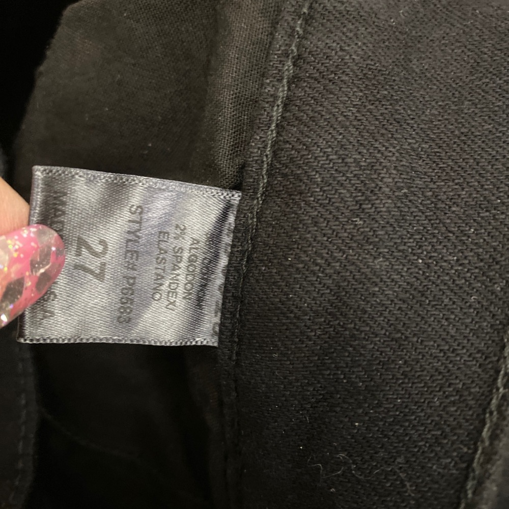 Pistola Mid-Rise Black Denim Stretch Flare Jeans - Picture 3 of 4
